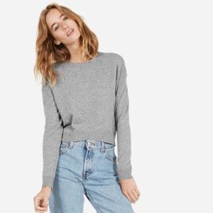 Everlane - The Cashmere Cropped Crew - Size L